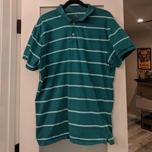 Old Navy Teal Green Polo Shirt (Men's XXL)